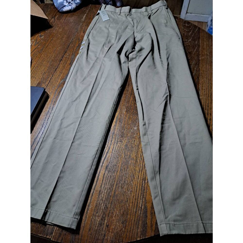 New 32x34 Dockers D3 Broker Chino Khaki Brown Comfort Waistband Cotton Pants NWT